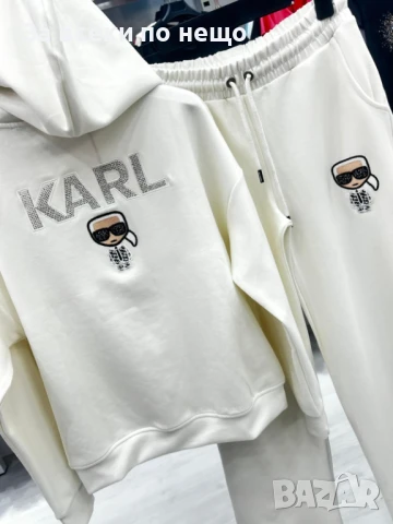 Karl Lagerfeld Дамски Спортен Комплект С Бродирано Лого🔝Дамски Спортен Екип Код A836, снимка 4 - Спортни екипи - 51384230