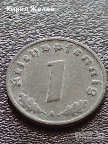 Две монети 1 райхспфенинг 1939г. / 1 райхспфенинг 1940г. Трети райх с СХВАСТИКА редки 25246, снимка 8 - Нумизматика и бонистика - 40649938