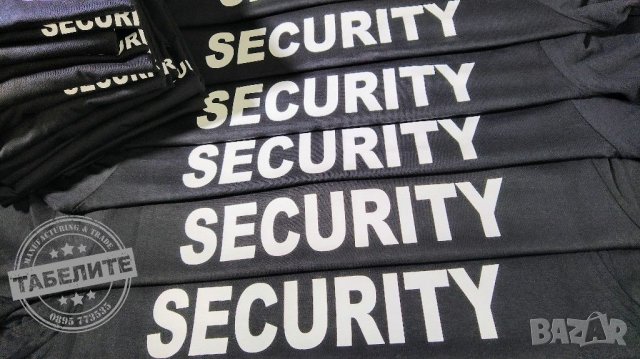 Тениски с щампа "SECURITY", снимка 4 - Тениски - 29504662