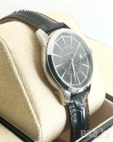 Автоматичен часовник ХАМИЛТЪН - HAMILTON - American Classic Railroad Auto - H40555731, снимка 7 - Мъжки - 52404146