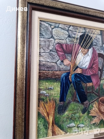 Маслена картина върху платно Испания P.Lozano масло, снимка 8 - Картини - 51695164