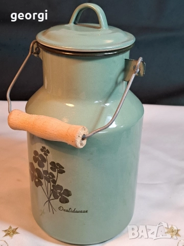 метален емайлиран съд за мляко 2 литра 29/3, снимка 3 - Аксесоари за кухня - 52430393
