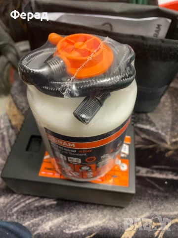 КОМПЛЕКТ ЛЕПИЛО ЗА ГУМИ И КОМПРЕСОР OTSK4 KIT TYRESEAL OSRAM, снимка 6 - Аксесоари и консумативи - 51430771