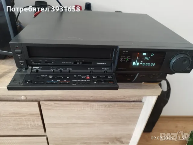 Продавам видеорекордер Panasonic NV-F70 HiFi stereo, снимка 3 - Плейъри, домашно кино, прожектори - 56015758