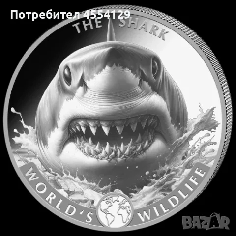 1 унция Конго Акула 2026 г.     