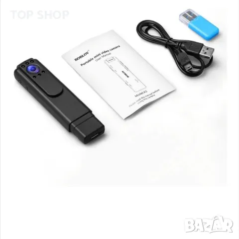 Body видеокамера Body Camera Boblov F4, 1080P резолюция, снимка 2 - Камери - 48741854