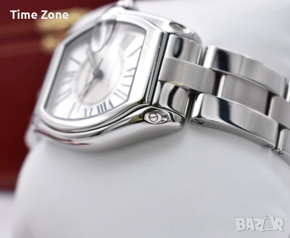Cartier Roadster 44 x 37mm Steel White Dial Мъжки / Унисекс, снимка 8 - Дамски - 48183154