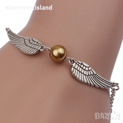 Колие или гривна стил Хари Потър Снитч Куидич Harry Potter Snitch Quidich, снимка 9 - Колиета, медальони, синджири - 23656901