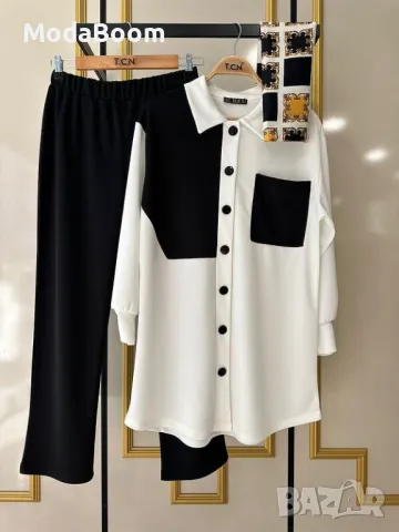 Промоция💥Елегантна риза тип туника и панталон, снимка 5 - Комплекти - 48062803