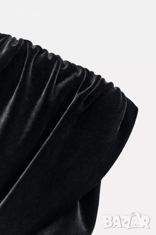 Zara кадифена рокля М, снимка 10 - Рокли - 52397041