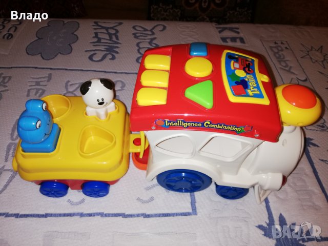 БЕБЕШКО МУЗИКАЛНО ВЛАКЧЕ С ЖИВОТНИ, снимка 4 - Музикални играчки - 29949150