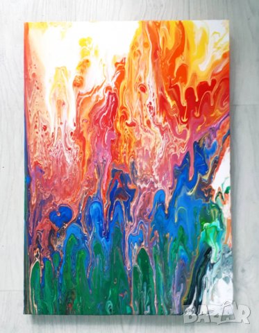 Картина абстрактна 50/35, снимка 1