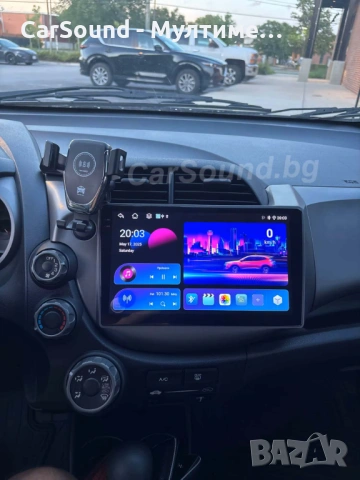 Honda Fit Jazz - 10.1" Android Мултимедия Хонда Фит Джаз 2007-2014 Навигация Андроид, снимка 3 - Аксесоари и консумативи - 51728708
