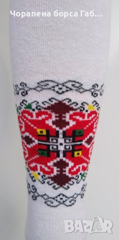 3/4 чорапи с фолклорни мотиви 108, снимка 5 - Дамски чорапи - 42893576