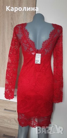 Дантелени рокли, размер С , снимка 3 - Рокли - 40433379