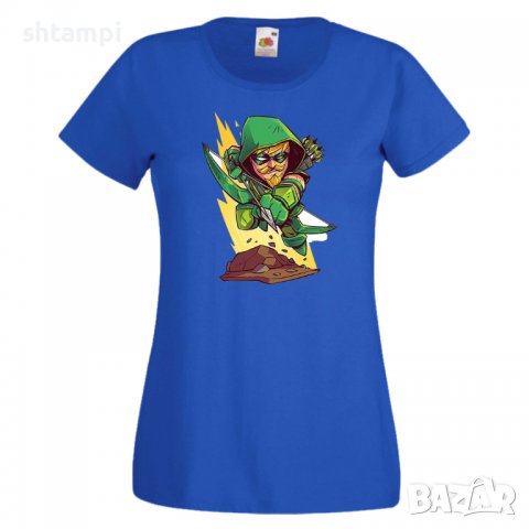 Дамска тениска DC Green Arrow Star Wars Игра,Изненада,Подарък,Геймър,