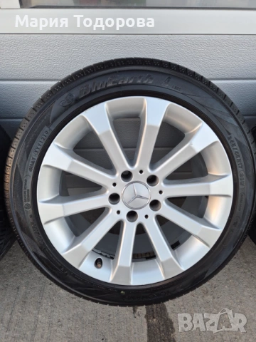 Оригинални джанти с гуми за Мерцедес/Mercedes СПОРТ ПАКЕТ 17'' 5х112, снимка 4 - Гуми и джанти - 53268012