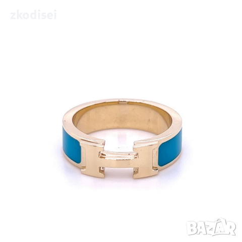 Златен дамски пръстен Hermes 2,65гр. размер:56 14кр. проба:585 модел:22453-6