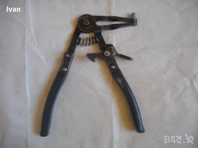 BELZER 135033 Оригинални Немски Професионални Клещи за водни съединения скоби на маркучи 255 мм, снимка 12 - Клещи - 47459475