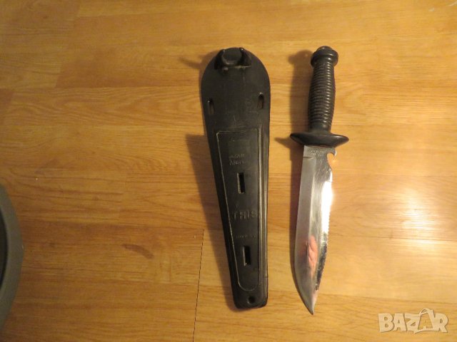 Рядък Стар италиански водолазен нож Марев  за ценители и колекционери, снимка 3 - Ножове - 37159055