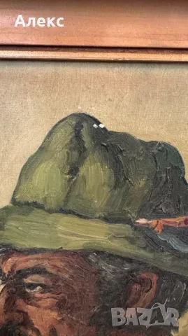 Стара картина, 1968г– масло, платно, подписана., снимка 5 - Картини - 48004995