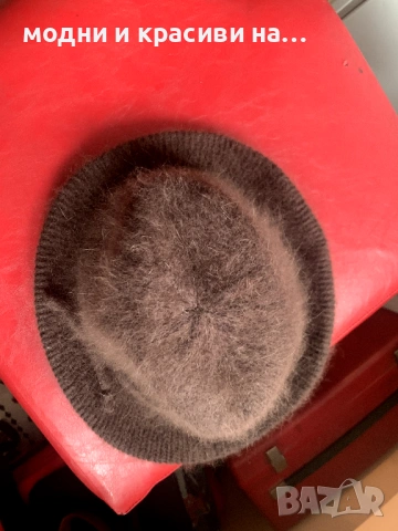 Дамски шапки федора- бордо и шоколадово кафяво, снимка 11 - Шапки - 53258018