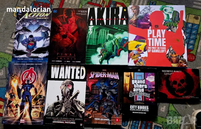 Комикси Comics, superman,batman,Akira,avengers, wanted,Spider-Man, grand Theft Auto, gear of war