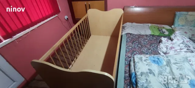 Дечко легло с шкафове , снимка 2 - Бебешки легла и матраци - 50411346