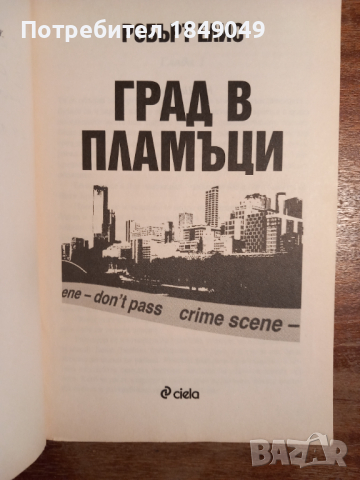 Град в пламъци, снимка 2 - Художествена литература - 44619726