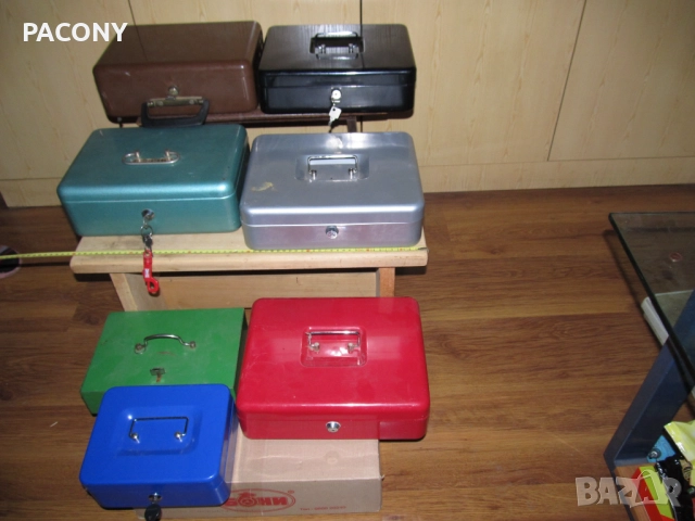 метална каса с ключе, снимка 3 - Други - 51699238