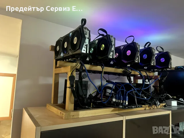 Продавам майнинг риг MSI RTX3070, снимка 2 - Видеокарти - 56439349