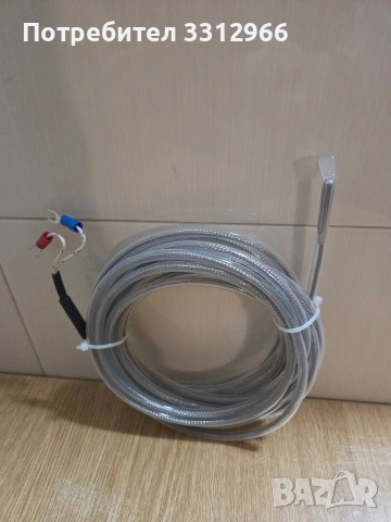 Tемпературен сензор (тип K) или RTD сензор (Pt100), снимка 2 - Друга електроника - 53881840