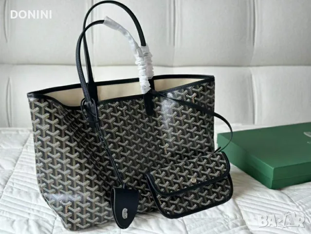 Goyard  Дамска чанта, кожа, снимка 8 - Чанти - 56287670