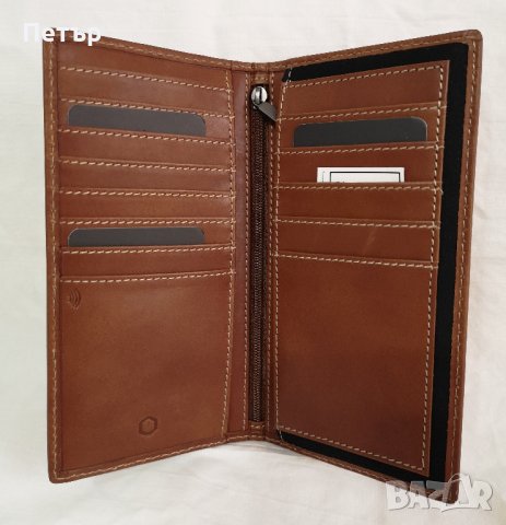 Jekyll and Hide Texas с RFID защита голям вертикален портфейл, снимка 6 - Портфейли, портмонета - 40227295