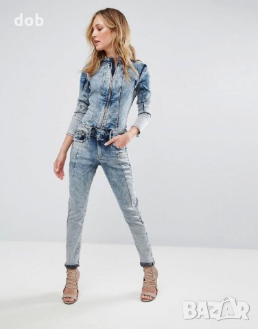 нов дамски гащеризон G Star Lynn Jet Suit оригинал, снимка 8 - Гащеризони - 29594150