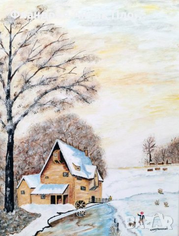 Авторски пейзаж, снимка 2 - Картини - 39999266