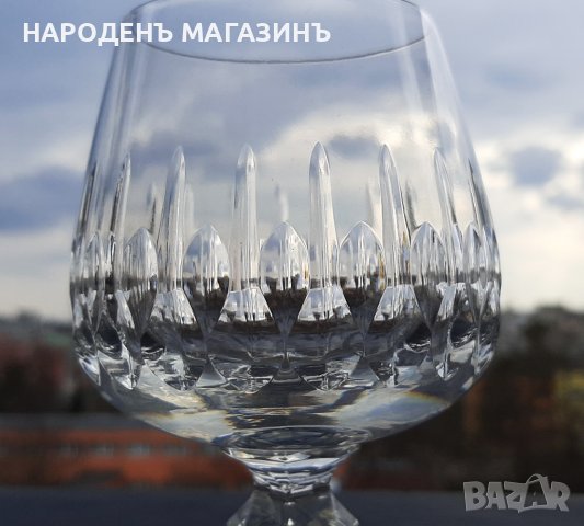 Немски кристал кристален сервиз чаши коняк вино, снимка 5 - Други ценни предмети - 44421435