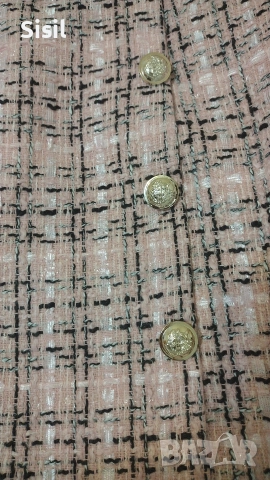 Елегантен комплект пола със късо сако розов цвят , снимка 5 - Комплекти - 52863743