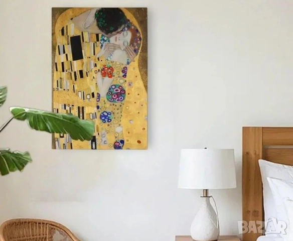 Картина "Целувката" на Густав Климт , снимка 3 - Картини - 51473736