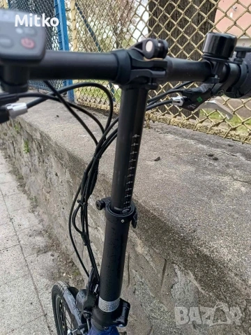 нов 20 цола електрически алуминиев велосипед с 7 скорости усилени капли чисто нов , снимка 14 - Велосипеди - 54223985
