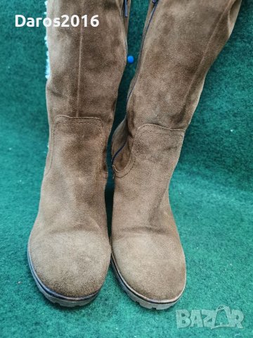 Топли дамски чизми с платформа 37 номер , снимка 4 - Дамски ботуши - 38671408