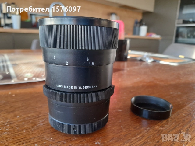 Ръчно фокусен обектив Revue 1:3,5/135mm  (Enna München Tele-Ennalyt 135/3.5) на М39 резба, снимка 2 - Обективи и филтри - 53950931