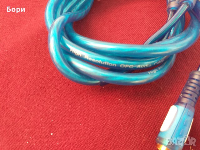 HIGH resolution OFC  Gold Аудио кабел, снимка 4 - Други - 33998382