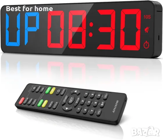 Голям таймер за табата, групови занимания,фитнес Gym Timer ANJANK