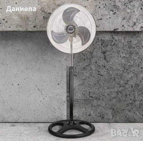 Вентилатор на стойка 18'' MUHLER FM-8140D 3в1, 70W, индустриален, на стойка, стена, под
