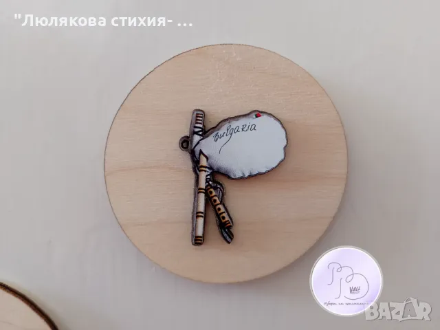 Декоративен магнит/сувенир- гайда "Спомен от България", снимка 2 - Български сувенири - 50022487