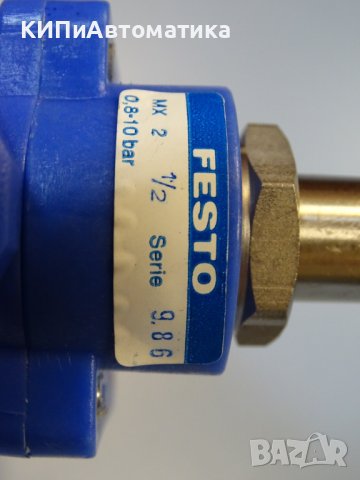 магнет вентил FESTO Mx2 G1/2 solenoid valve, снимка 3 - Резервни части за машини - 40191487