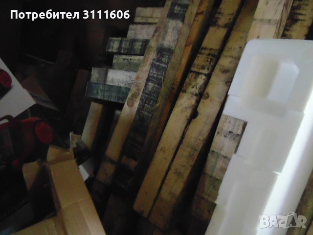 дървен материал гредички 6см на6см дължина 80 см, снимка 3 - Строителни материали - 54182537