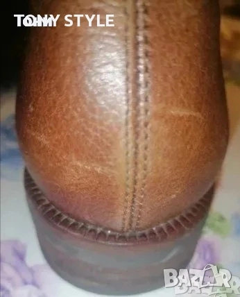 VIBRAM Оригинал Нови Мъжки Боти Изцяло от Естествена Кожа 44, снимка 6 - Мъжки боти - 52793332