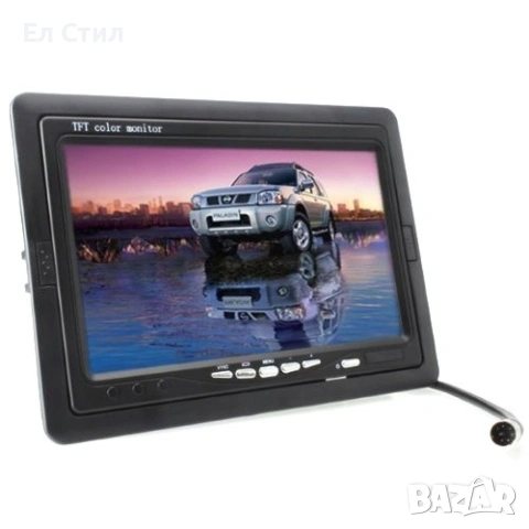 Монитор за кола с 7 инча LCD дисплей, HD 800 x 480 p и 2 AV изхода PK LCD2, снимка 9 - Аксесоари и консумативи - 54001972